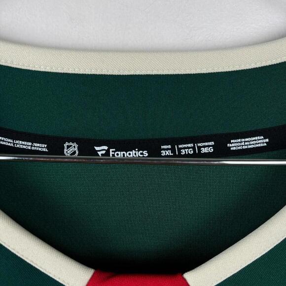 Minnesota Wild Marc-Andre Fleury #29 Fanatics Breakaway Jersey Green Sz 3XL New - Picture 8 of 9